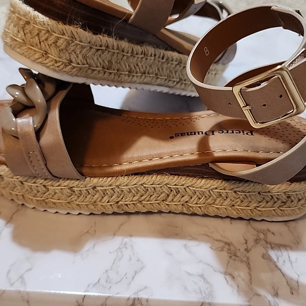 Pierre Dumas nude ankle strap sandals - Picture 5 of 8